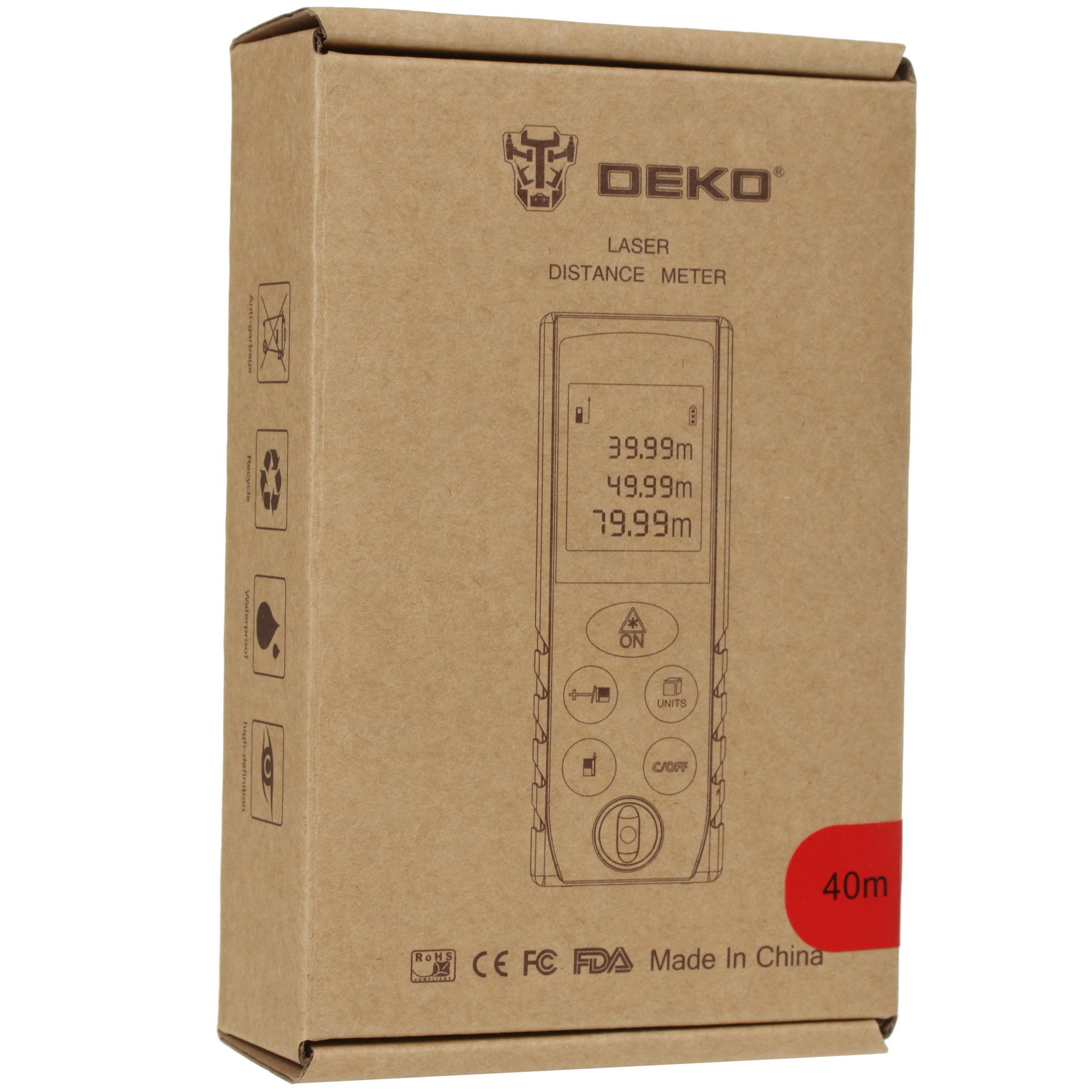 Лазерный дальномер DEKO LRD110-40m 5316438 STDN-0117821 - Вид №4