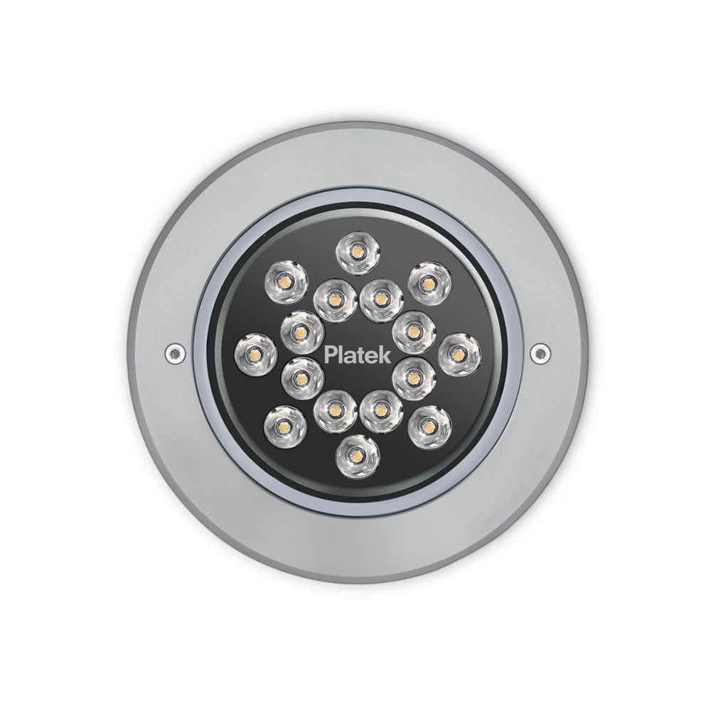 8381407 Встраиваемый в пешеходный пол Platek MEDIO FULL INOX  MEDIO FULL INOX - 16 LED RGBW Elliptical 