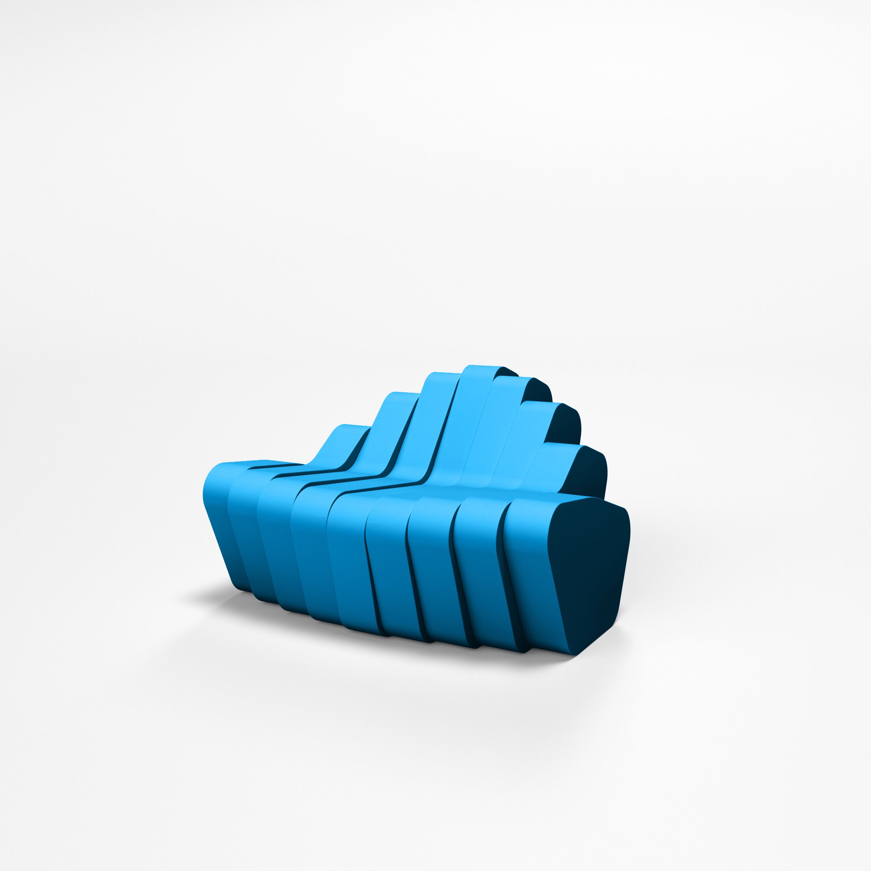 Пенопластовая скамья со спинкой SIXINCH Cliffy ARCH-00009974 - Вид №7