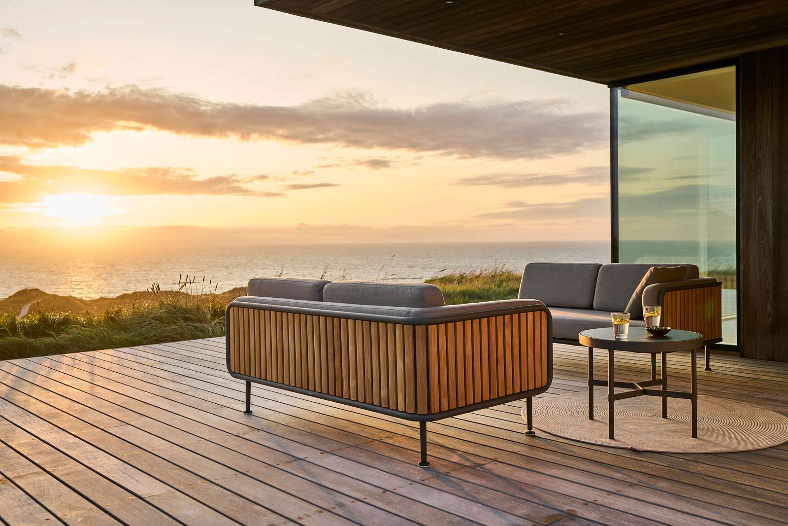 Керамический круглый высокий садовый журнальный столик Mindo Mindo 100 ARCH-00122814 - Вид №2