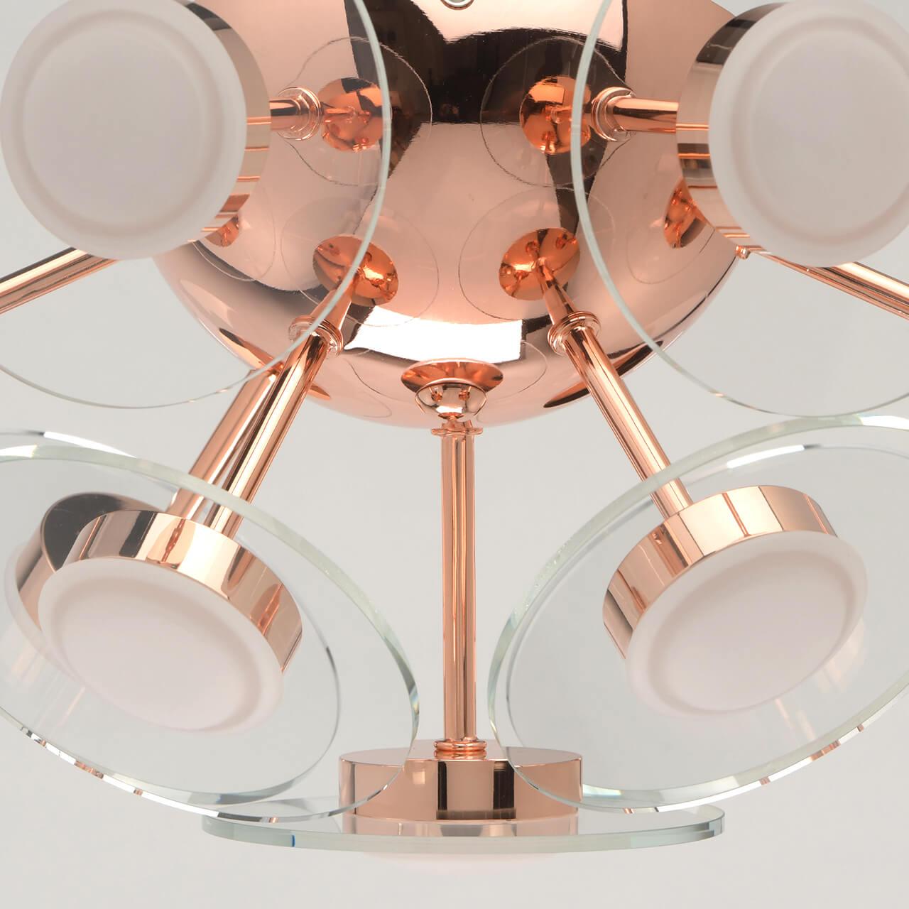 Потолочная светодиодная люстра De Markt Граффити 678012309 DE MARKT ГРАФФИТИ 184327 Медь  - Вид №1