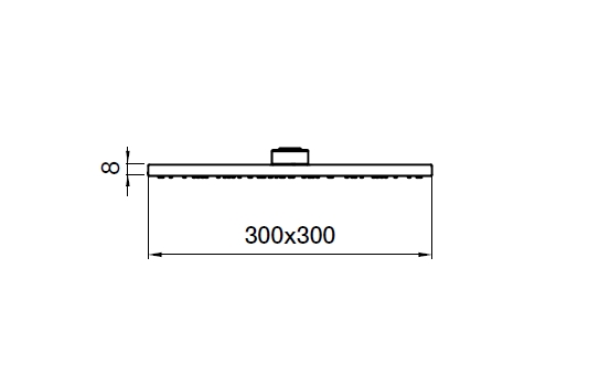 AC1013560BRASS Верхний душ , черный Webert #VALUE!  - Вид №1