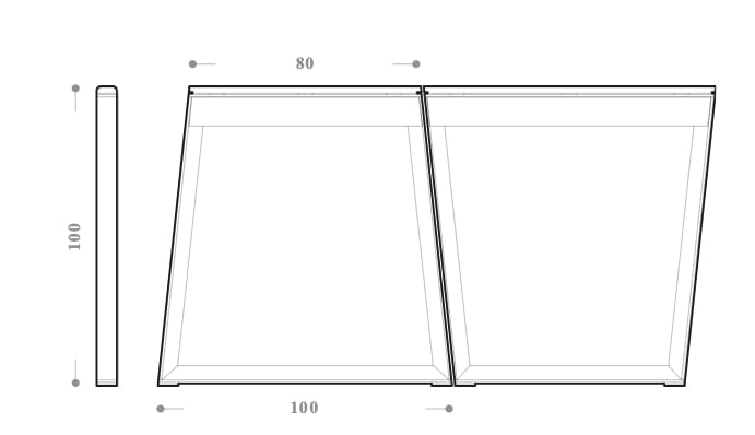 Оцинкованная сталь UpsideDown парапедон DIMCAR CIAK ARCH-00074739 - Вид №3