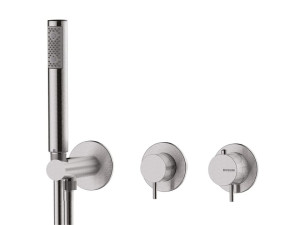 Нержавеющая сталь 3 отверстия термостатический смеситель для душа