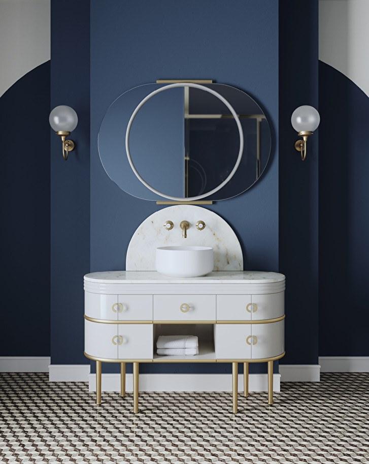 Devon&Devon Овальное настенное зеркало для ванной Scottie sun-id-1464867 - Вид №1