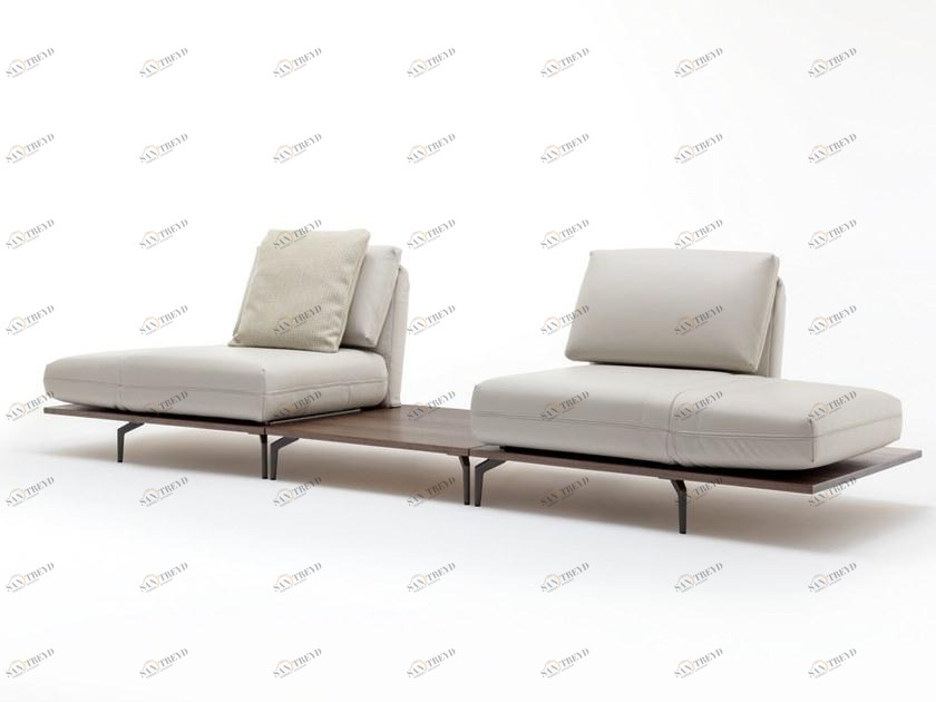 Rolf Benz Модульный кожаный диван sun-id-1406875