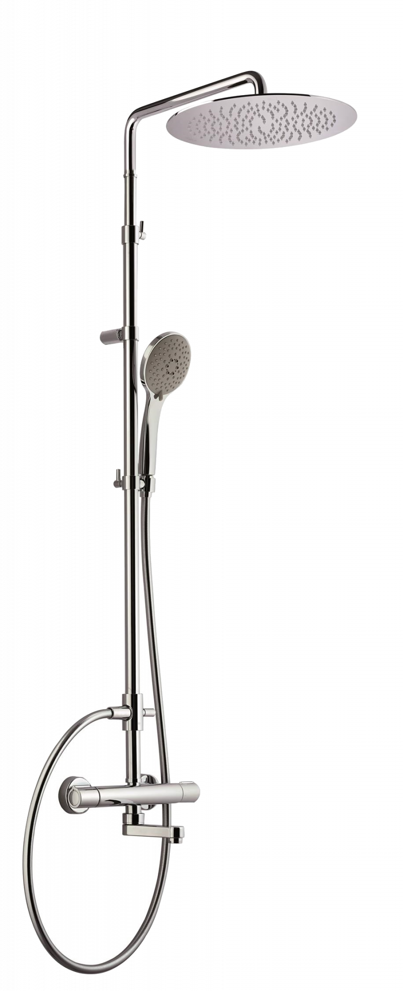 01-1971-N-CR CARIMALI Rigoletto телескопическая с изливом, душевая лейка MySlim 