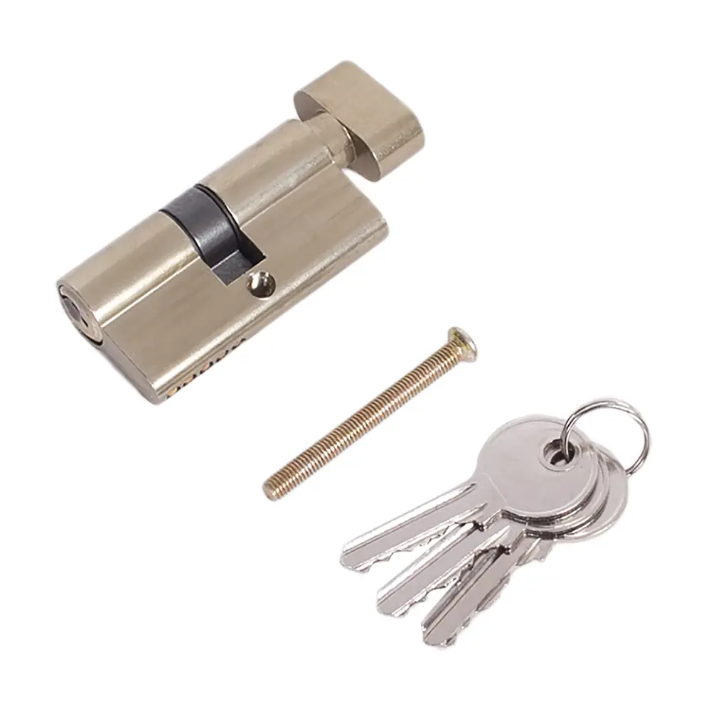Цилиндр ключ/вертушка 30х30 бронза,Е 60 AB T01 17217370 STLM-2123484 ФАБРИКА ЗАМКОВ  - Вид №1