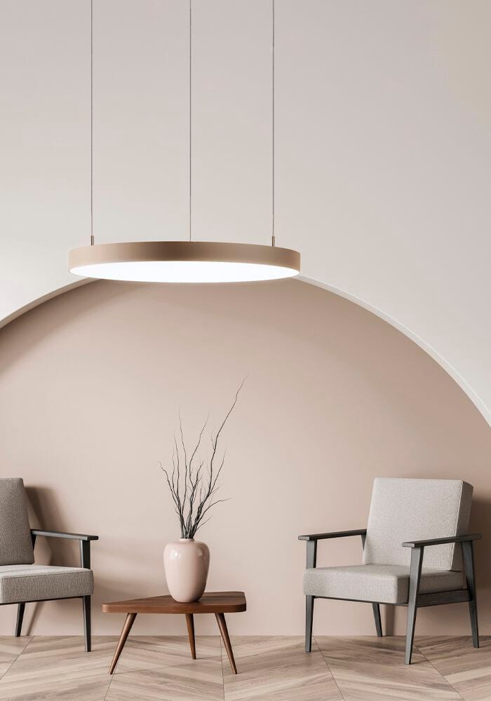 Алюминиевый светодиодный подвесной светильник Rossini Illuminazione Mo'n ARCH-00036864 - Вид №4