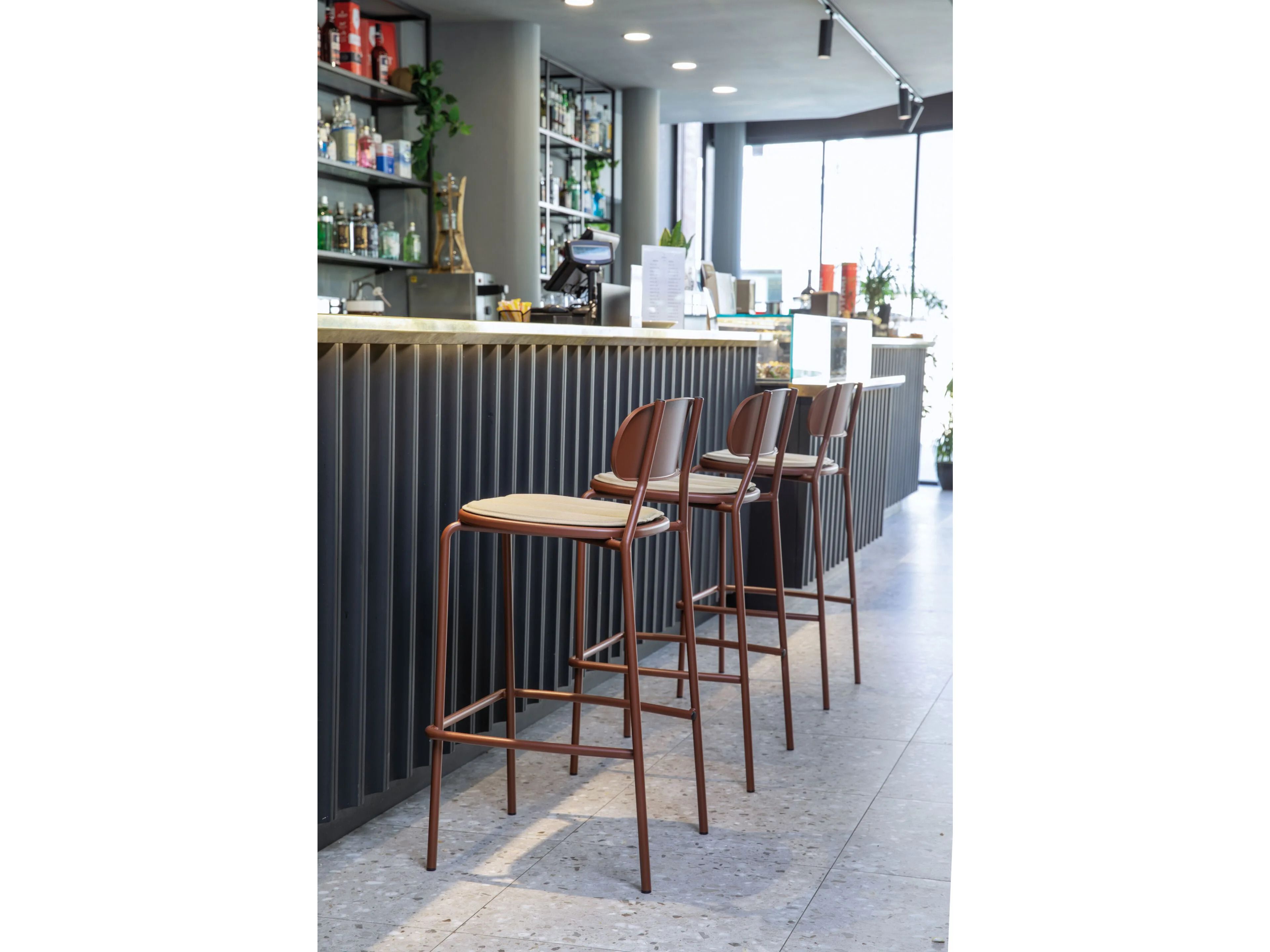 Металлический садовый стул со спинкой Vermobil Fox ARCH-00069624 - Вид №3