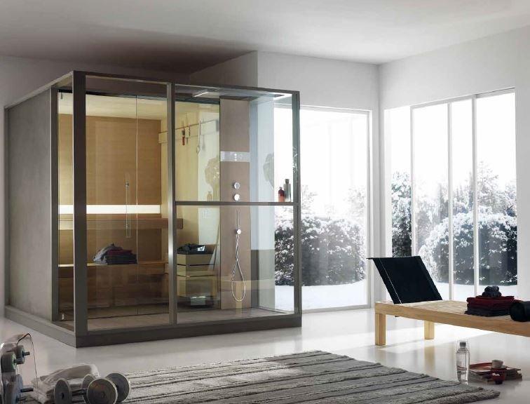 EFFEGIBI Финская сауна с душем Logica sun-id-1436342 - Вид №1