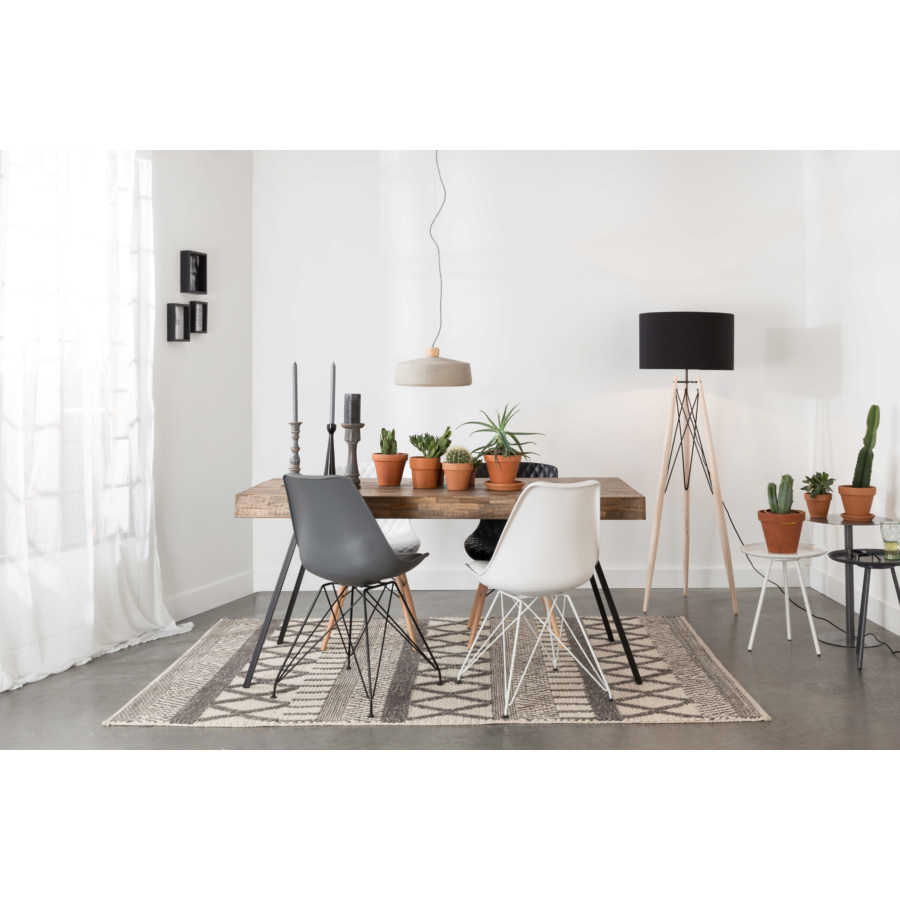 Столик Frost черный White Label Living 2300066 - Вид №1