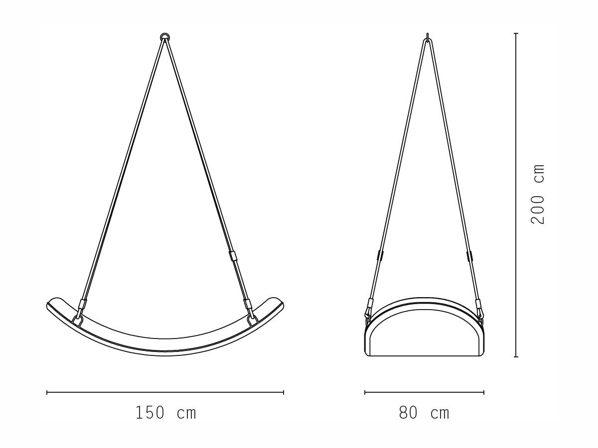 Тканевое подвесное кресло VERPAN FLYING ARCH-00121300 - Вид №5