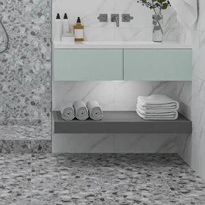 Плитка напольная Azori Mozart Granito Mix 42x42 см 1.23 м² матовая цвет серый