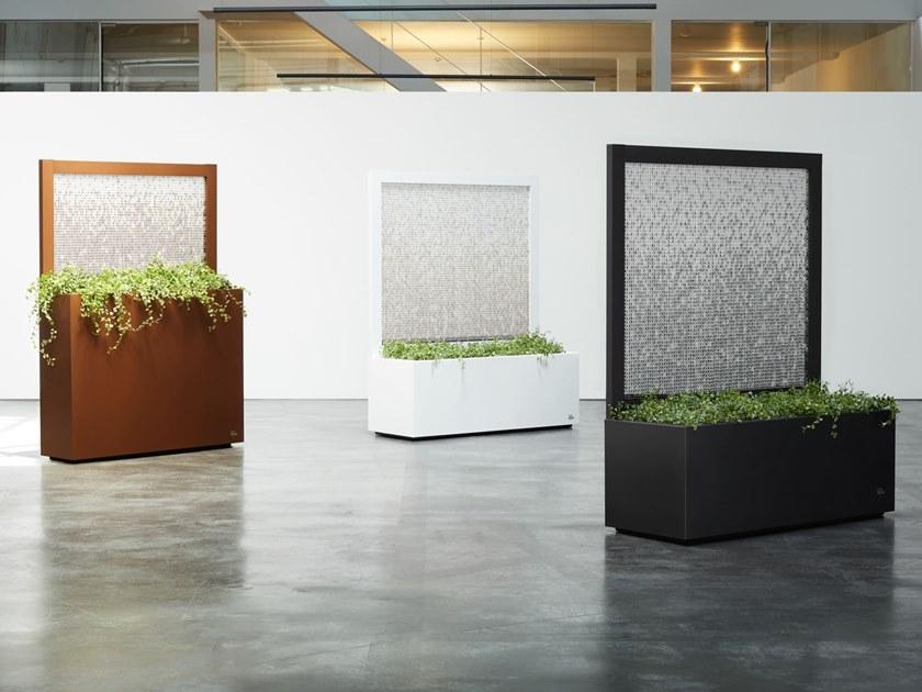 Hobby Flower Прямоугольный стальной горшок для растений Boira sun-id-1412720 - Вид №3