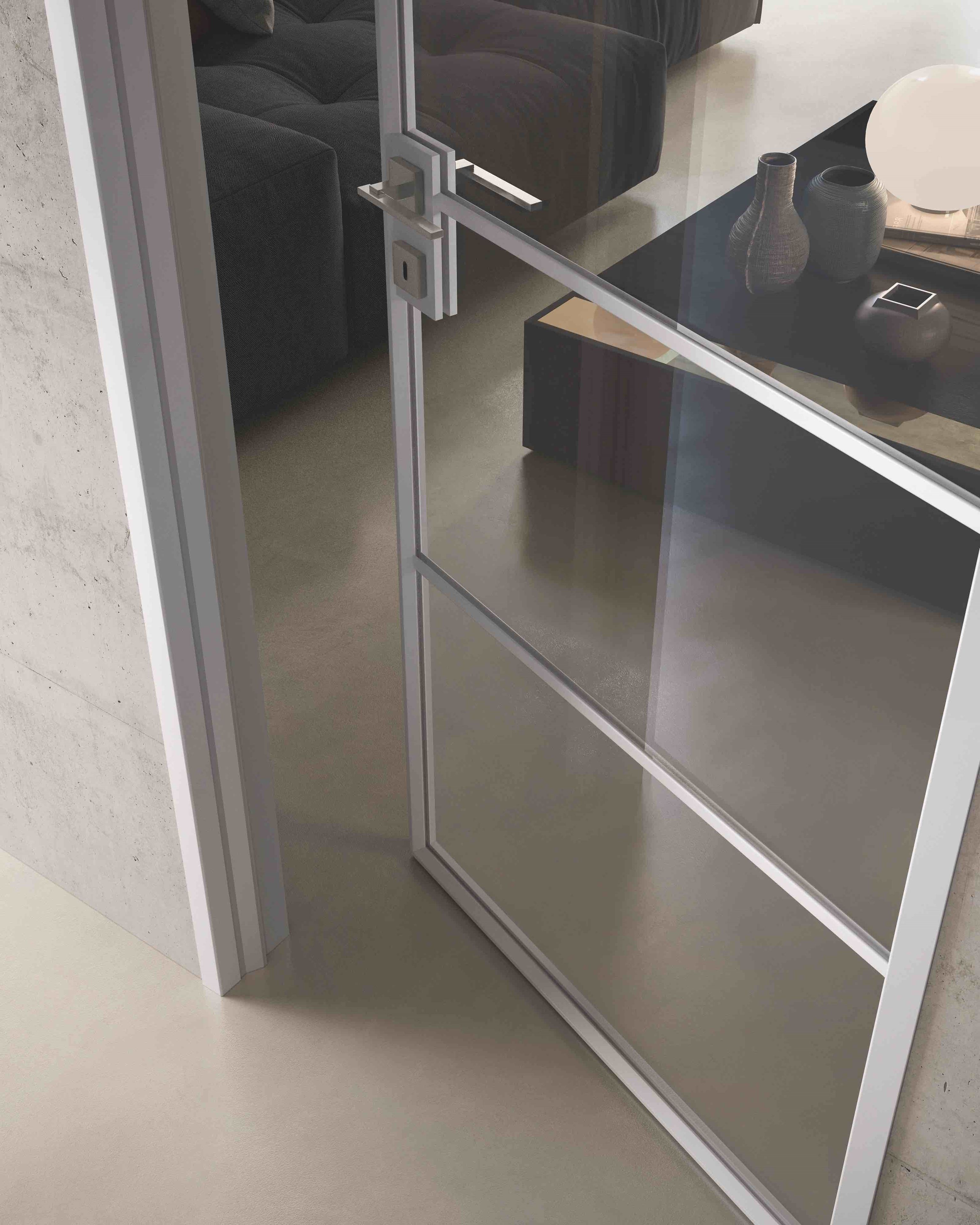 Стеклянная дверь промышленного стиля GIDEA G-Like ARCH-00045614 - Вид №8