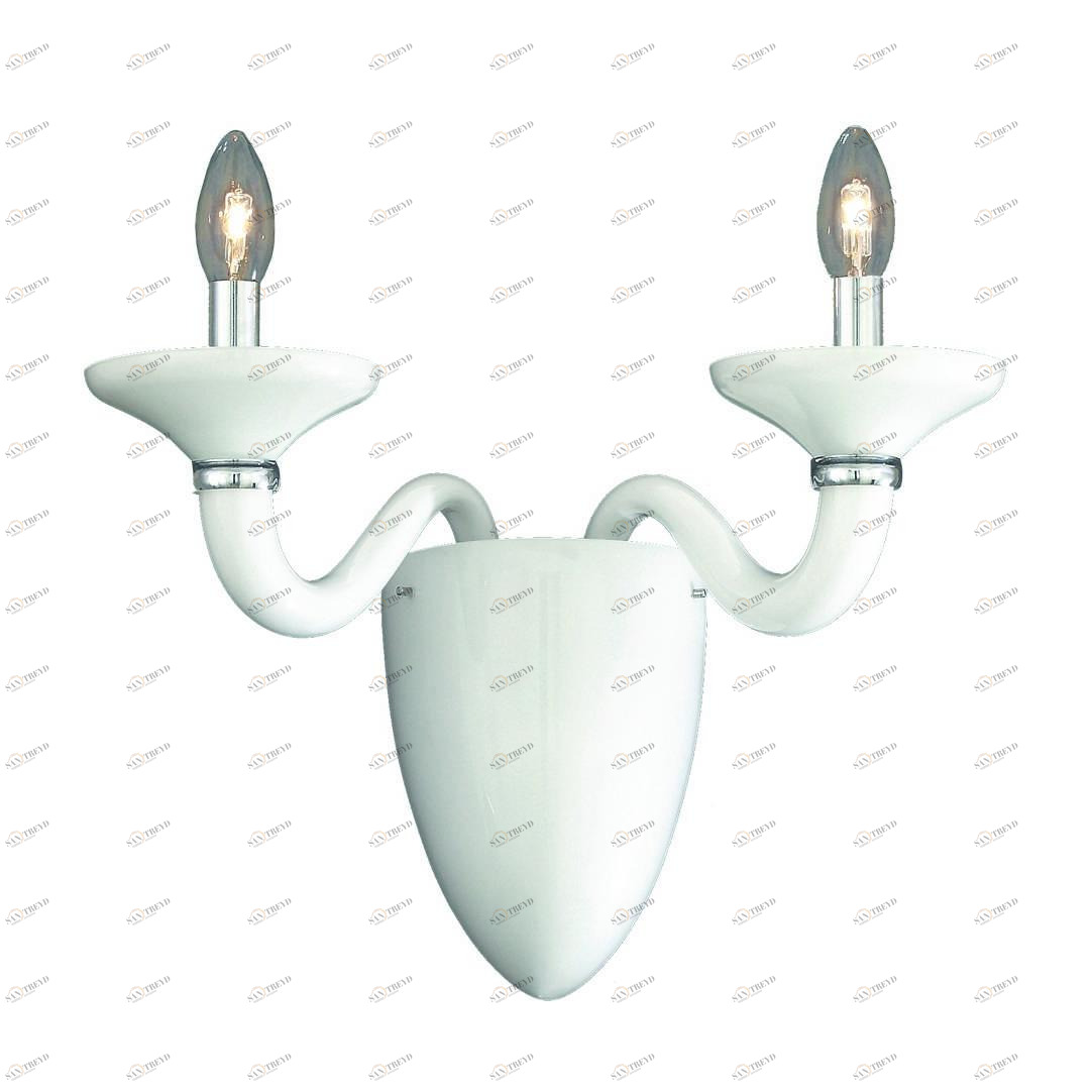 Бра Ideal Lux White Lady AP2 Bianco IDEAL LUX СВЕЧА 077592 Белый 