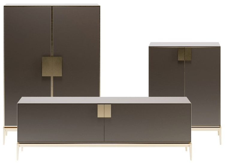 Paolo Castelli Буфет из лакированной мдф с раздвижными дверцами For living sun-id-1501168 - Вид №2