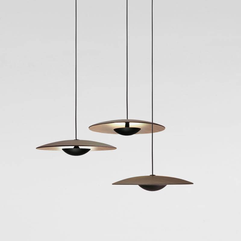 090477 Люстра 20x3 венге-белый Marset Ginger