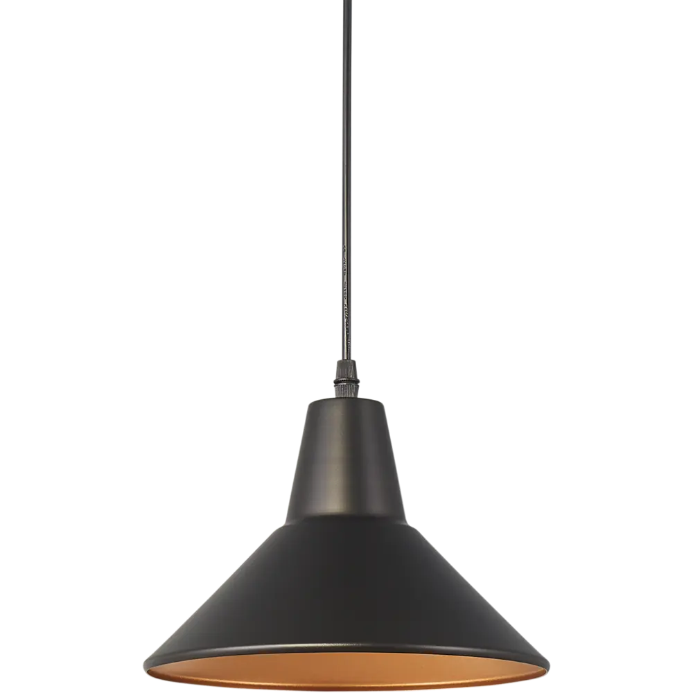 Подвес 1400/1P 1xE27x60 Вт, цвет чёрный/золото 18714335 STLM-2033082 JLIGHT  - Вид №1