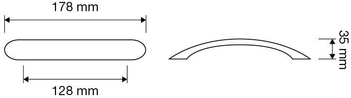 LINEA CALI' Мебельная ручка из латуни в стиле либерти Vintage 1278mb000/64/96/128 - Вид №4