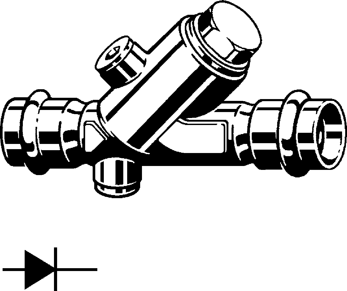 Viega Обратный клапан Easytop Inox 2339 (471 316 *))  - Вид №1