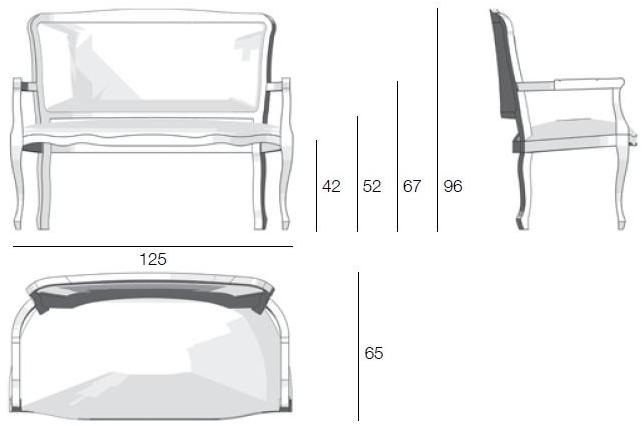 Il Giardino di Legno Диван Mozaic - noce Moza0241 - Вид №4