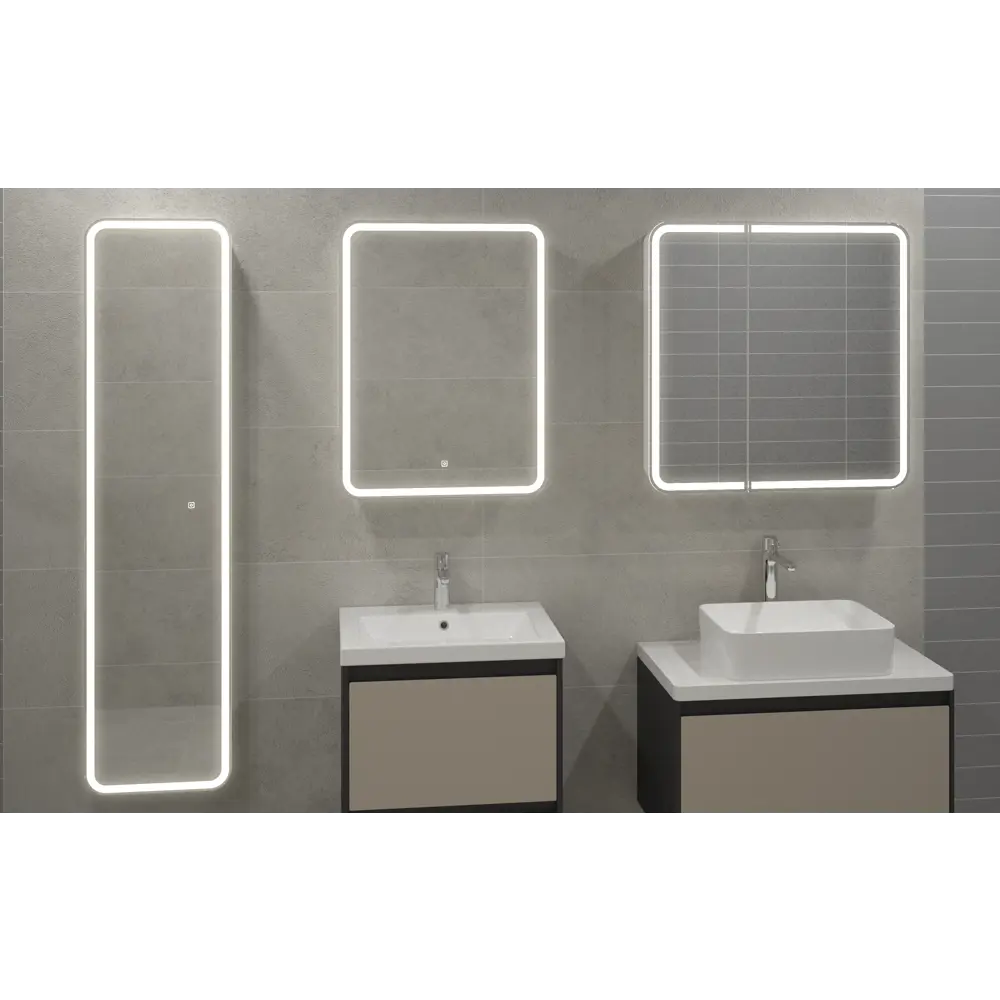 Зеркальный шкаф Santreyd Elmer 40×160 см с LED-подсветкой для ванной 83127336 STLM-0039199 - Вид №10