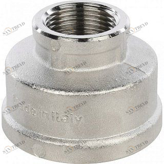 Муфта переходная ВВ 1 1/2х3/4" никель STOUT SFT0006011234