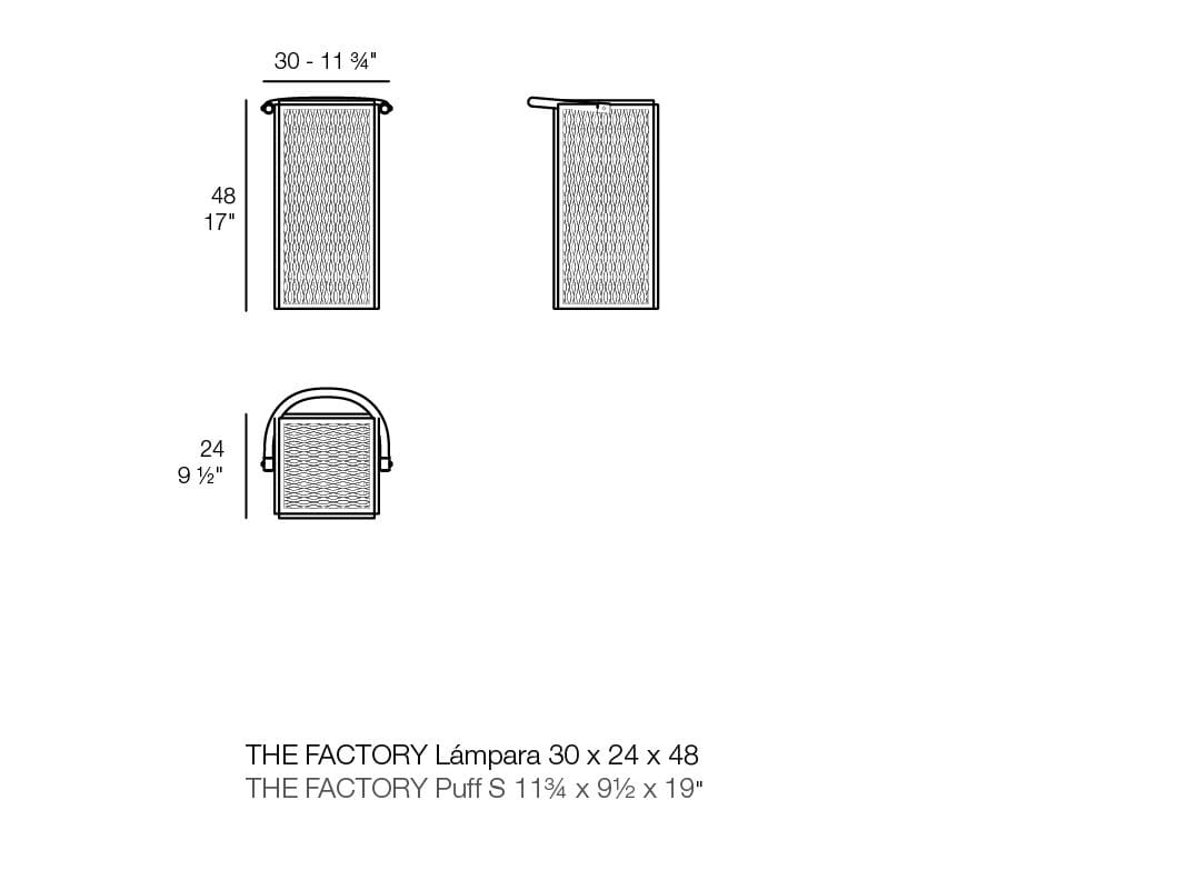 Алюминиевая напольная лампа Vondom The factory ARCH-00116018 - Вид №8
