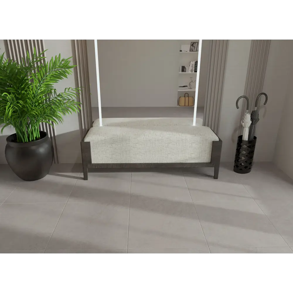 Глазурованный керамогранит Axima Fresno 60x60 см 1.44 м² матовый цвет серый STLM-2121671 - Вид №5