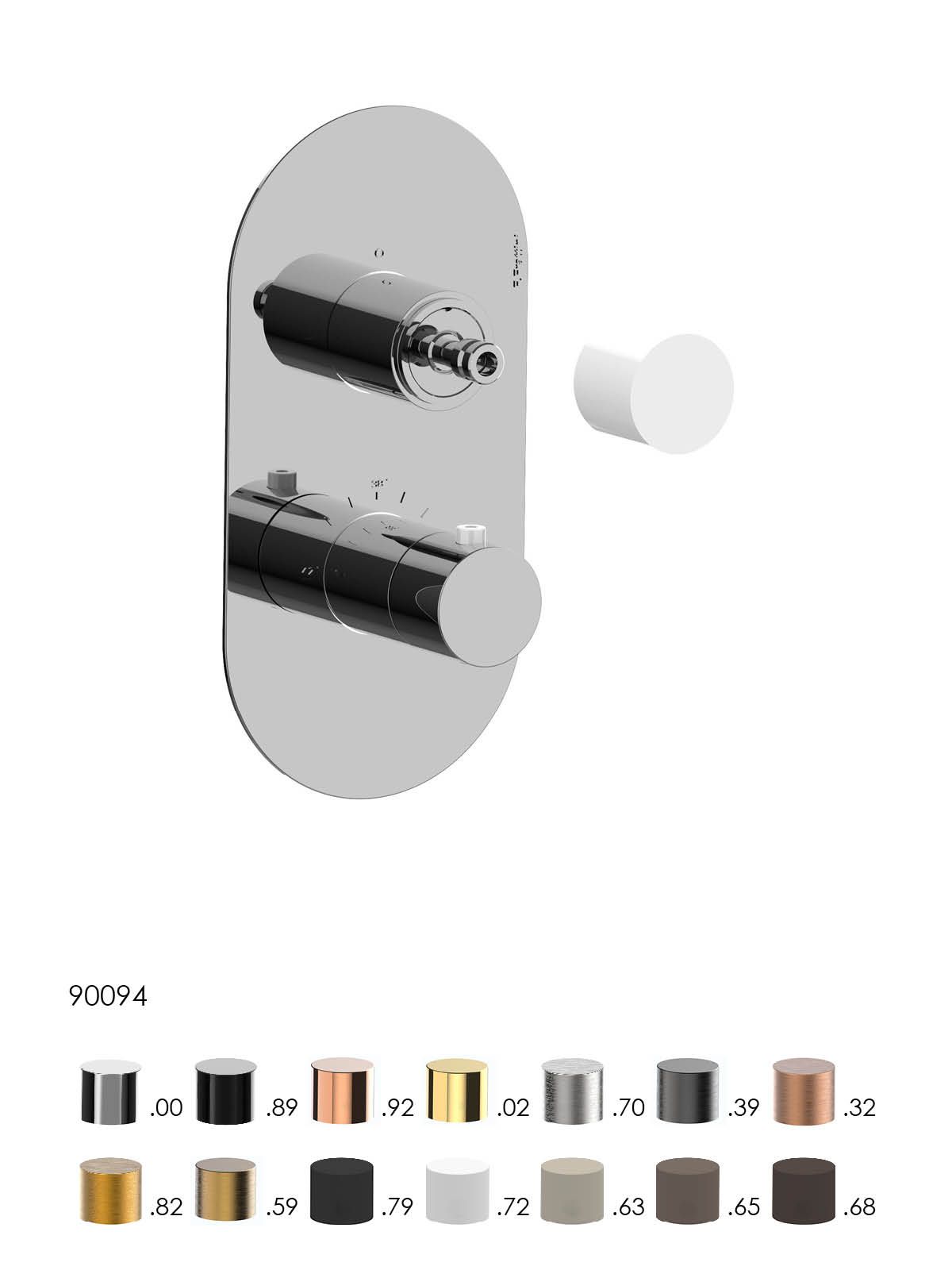 Термостатический встраиваемый смеситель для душа Rubinetterie Frattini душевые кабины ARCH-00034873 - Вид №11