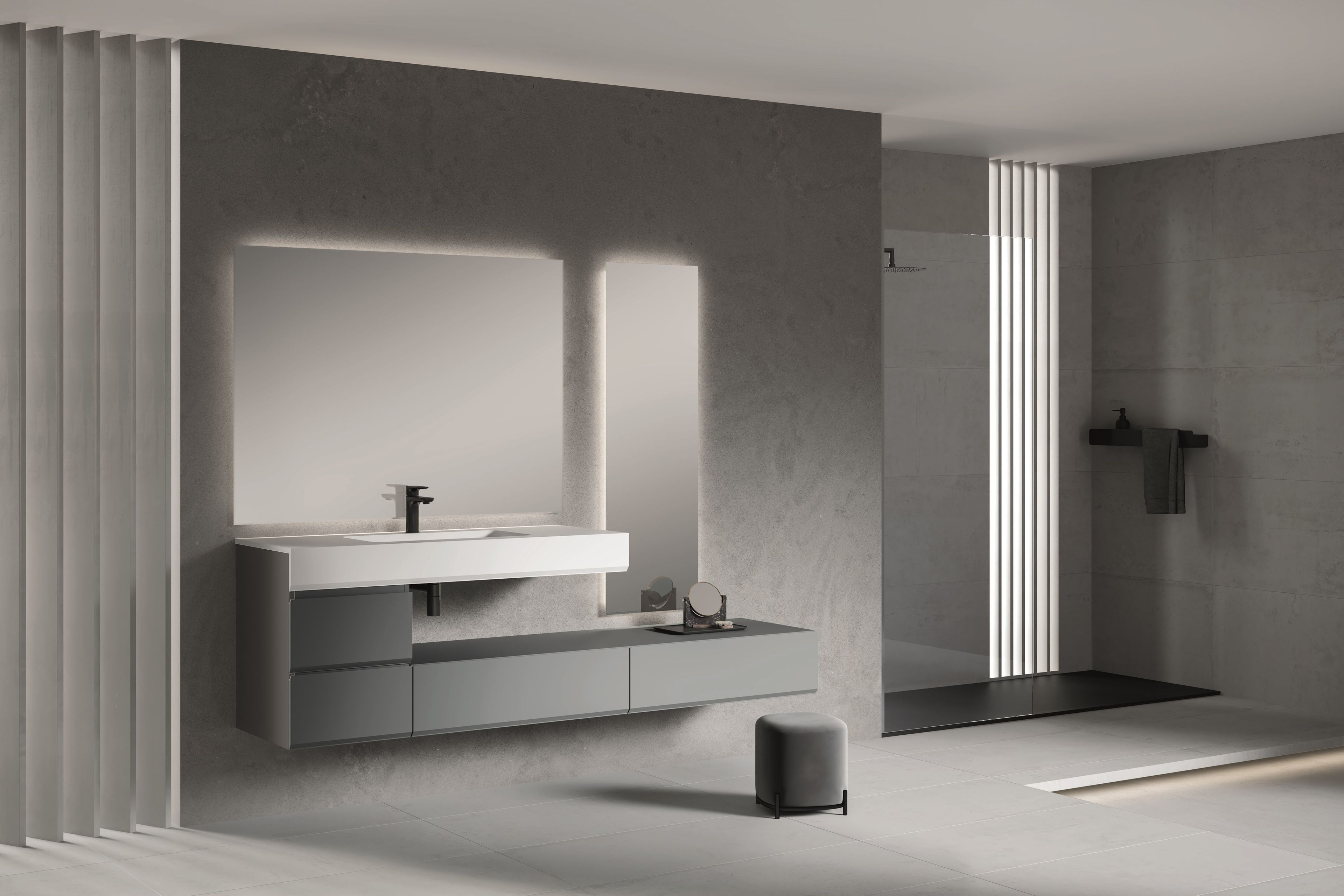 Меламиновый подвесной одиночный умывальник Fiora Making ARCH-00129962 - Вид №5