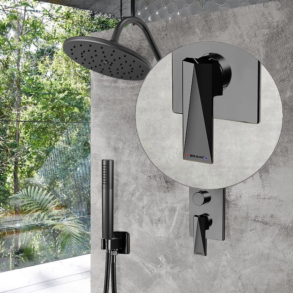 Латунный термостатический набор для душа с душем Fontana Showers FS1060 ARCH-00038166 - Вид №2