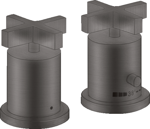 39480340 Термостатический смеситель для ванны на 2 отверстия с поперечными ручками AXOR CITTERIO