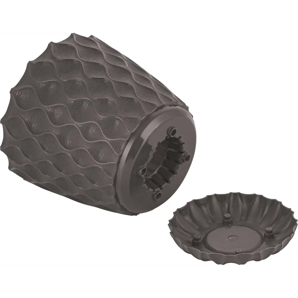 INGREEN Wave - цветочный горшок в стиле горький шоколад для комнатных растений 89344188 STLM-1326270 - Вид №2