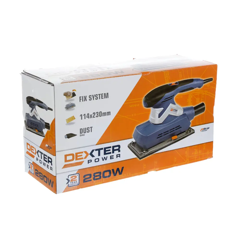 Вибрационная шлифовальная машина Dexter, 280 Вт, 280 мм 13086931 STLM-2070357 DEXTER POWER  - Вид №4