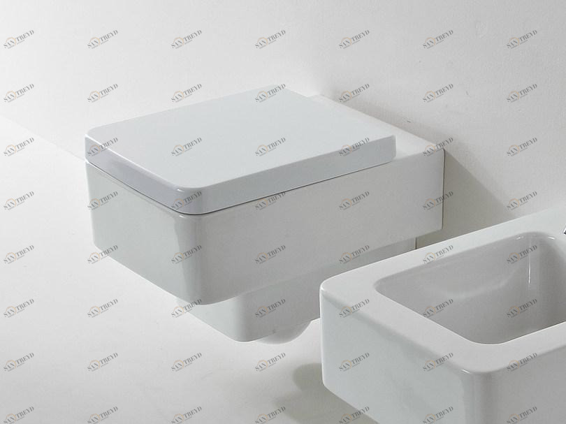 8701 Подвесной унитаз настенный Белый Scarabeo Ceramiche Teorema Италия