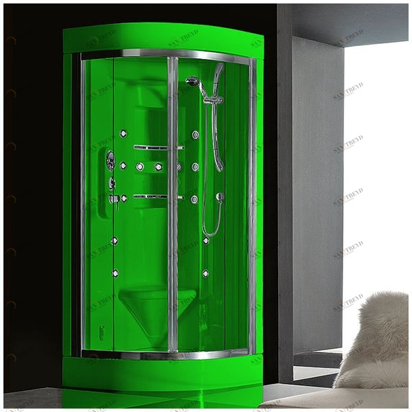 Душевая кабина Gruppo treesse Acquazzurra 90 STB-B7597S-ZE белая с гидромассажем угловая левая STBB7597SZE