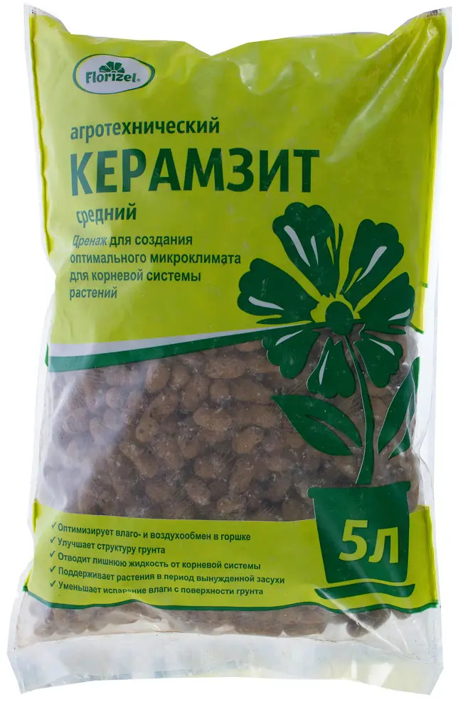18399638 Керамзит средний Florizel 5 л STLM-0010687
