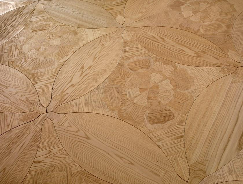 FOGLIE D'ORO Геометрический пол из орехового дерева I moduli design sun-id-1348738 - Вид №2