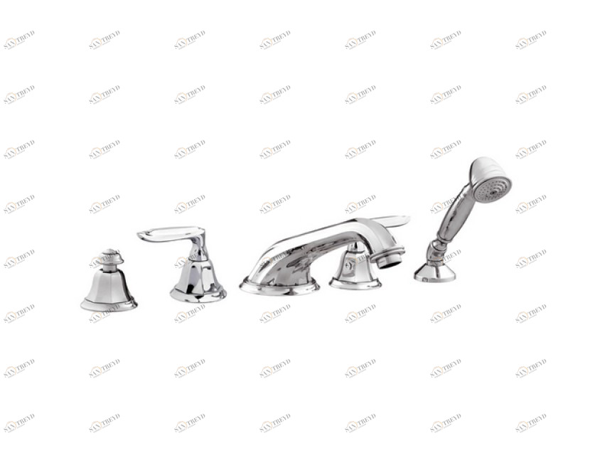 038016.K00.50 Набор для ванны с пятью отверстиями Яркий хром Mestre Indica