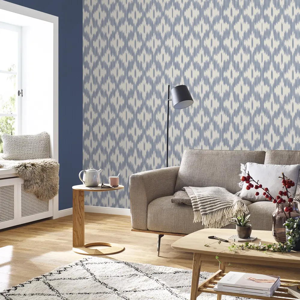 Обои флизелиновые Rasch Barbara Home Collection синие 0.53 м 527728 82164487 STLM-2149507 - Вид №3