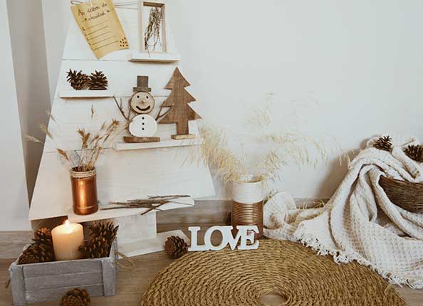 NS504 Древесная сосна Dekoraniaevents Navidad Естественный 