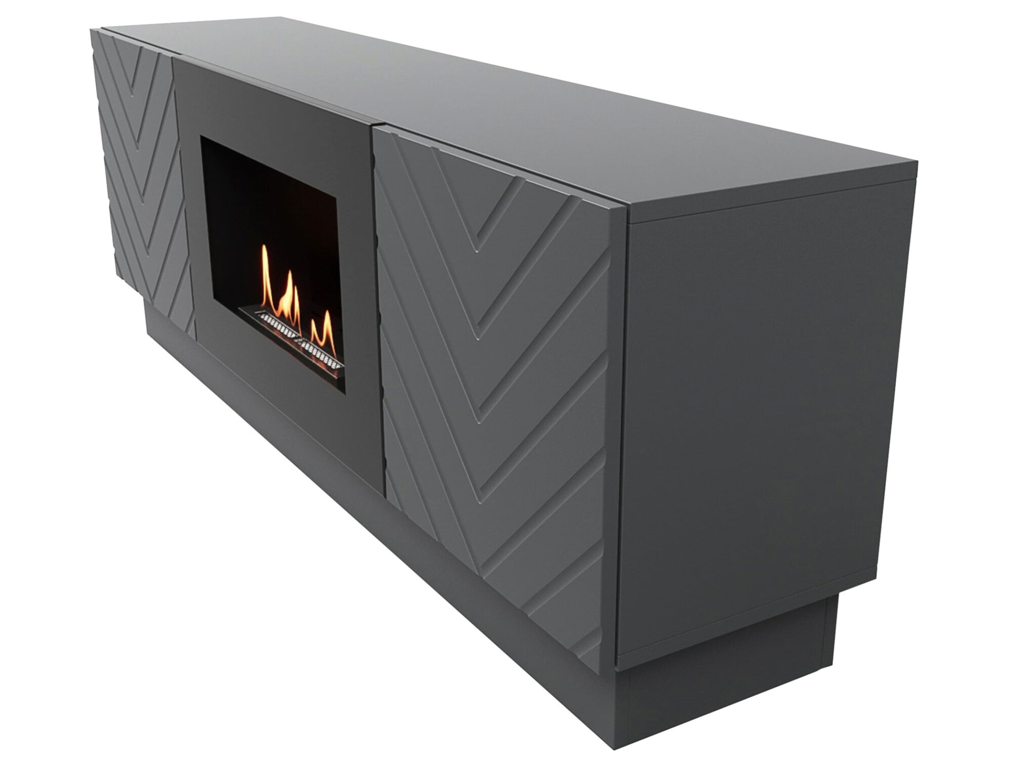 9101968 Биокамин с тумбой Firelight BFP/P-1400V черный STDN-0146103 - Вид №3