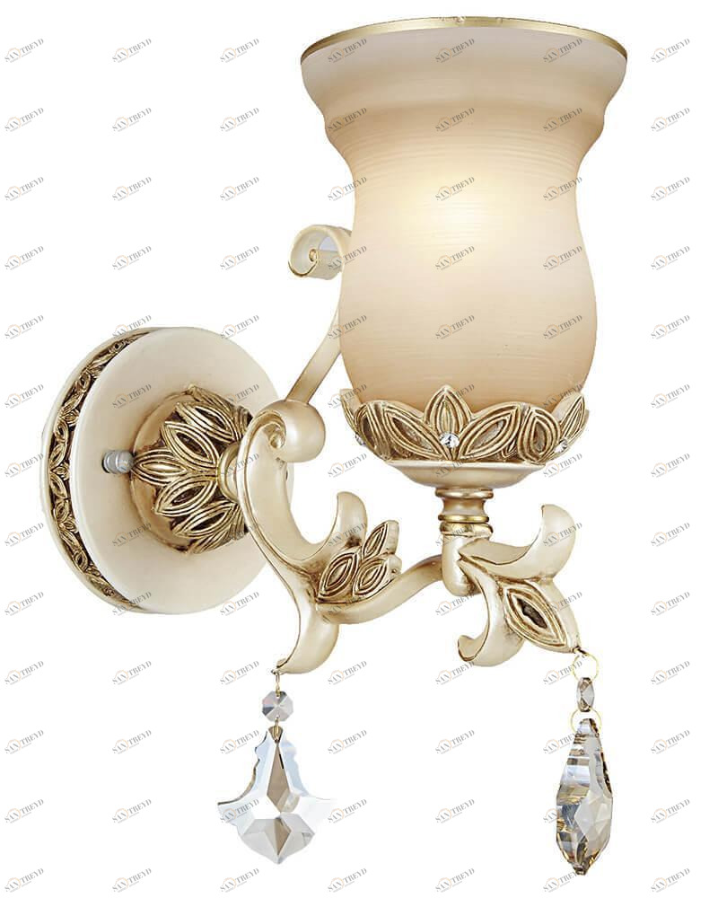 Бра настенное бежевое Lumien Hall "Ламия" 37284.02.30.01 LUMIEN HALL ФЛОРИСТИКА 00-3929724 Бежевый 