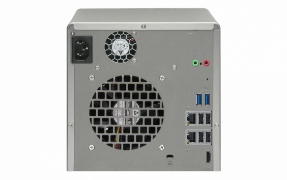 VS-4108 Pro+ Smb nvr, 8 channels, 4-tray w/o hdd, local monitoring. intel 2,6 ghz QNAP Santreyd  - Вид №4