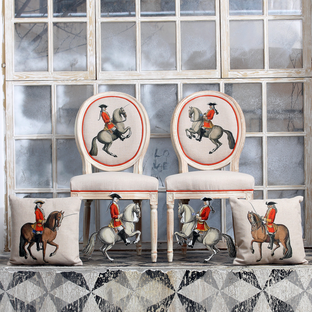 2719150 Декоративная подушка «Верховая езда, Урок № 2» Object Desire  - Вид №2