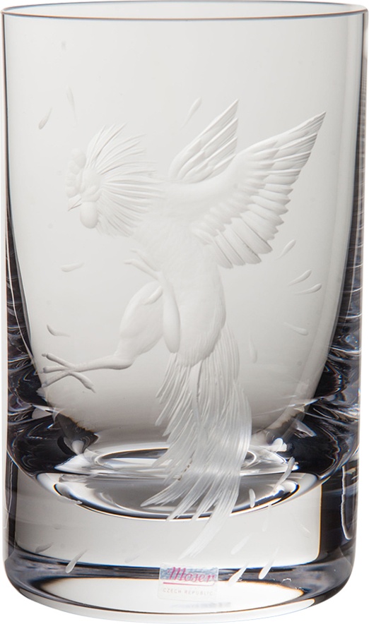 10597610 Moser Набор из 2 стаканов для воды 220мл "Петухи" "Виски сет" п/к Хрусталь бессвинцовый 