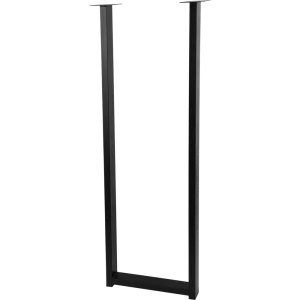 Подстолье барное 110 см оцинкованная сталь цвет черный глянцевый